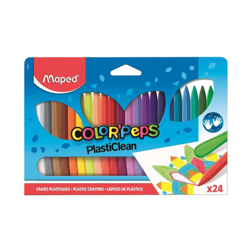 Picture of MAPED CRAYONS PLASTIC X24